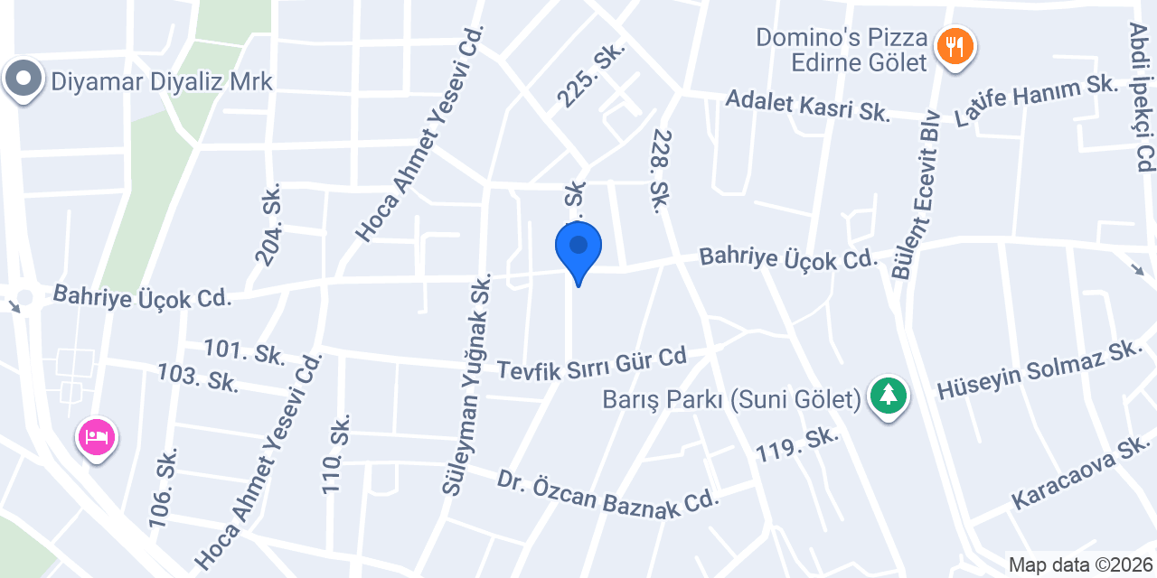 Özel Merkez Motorlu Taşıt Sürücüleri Kursu konumu
