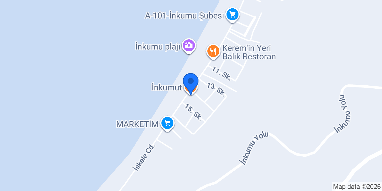 İnkumut konumu
