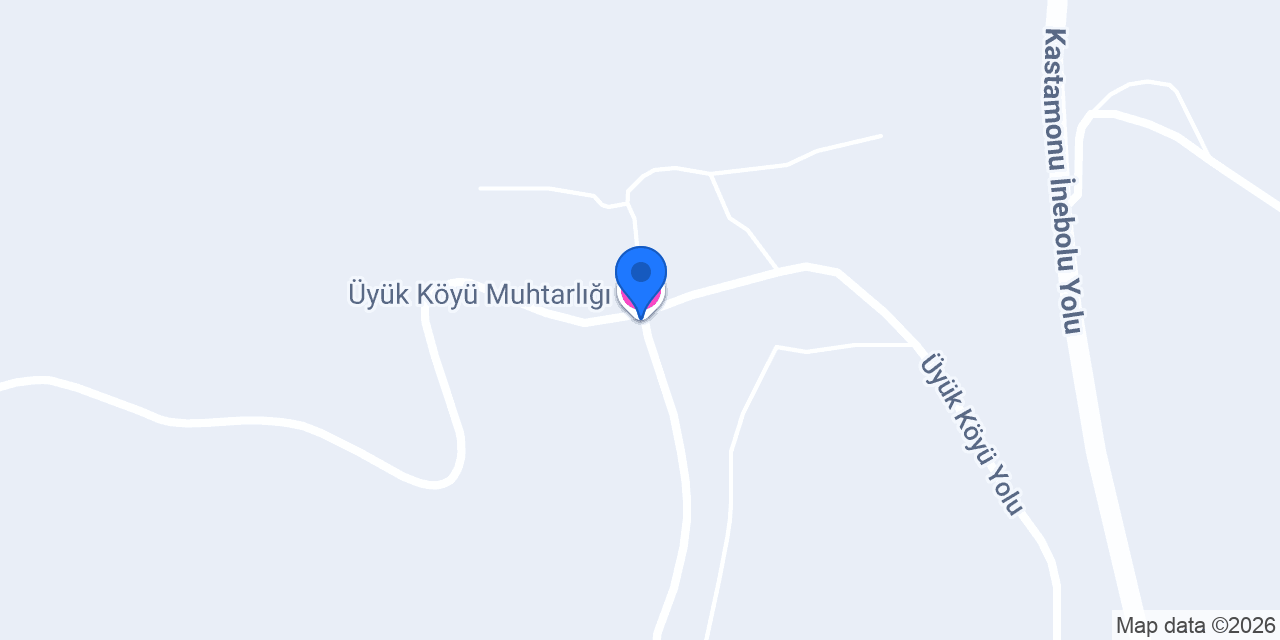 Üyük Köyü Muhtarlığı konumu