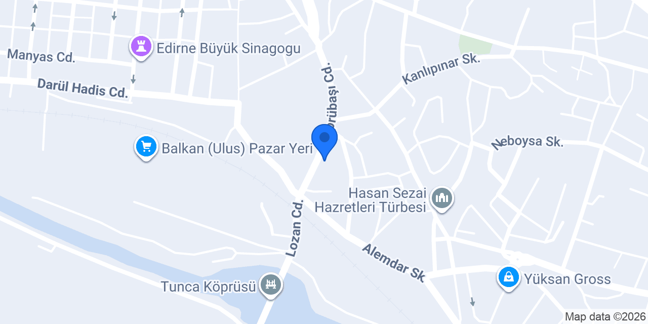 ARSEM ENERJİ İNŞAAT A.Ş. (Edirne Ofis) konumu