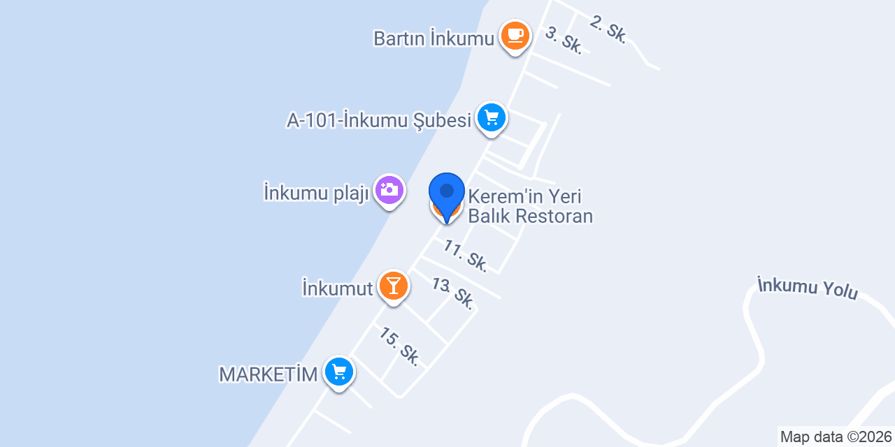 Kerem’in Yeri Balık Restoran konumu