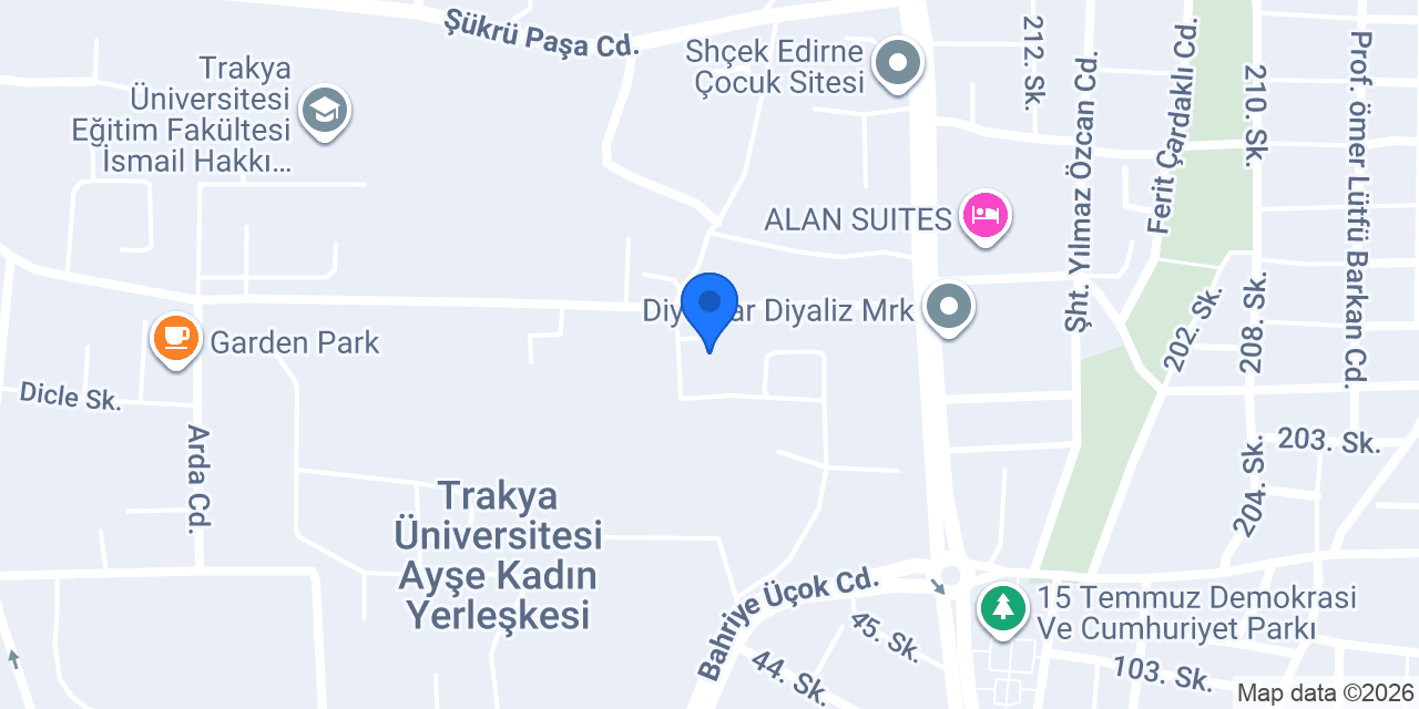 Edirne İl Jandarma konumu