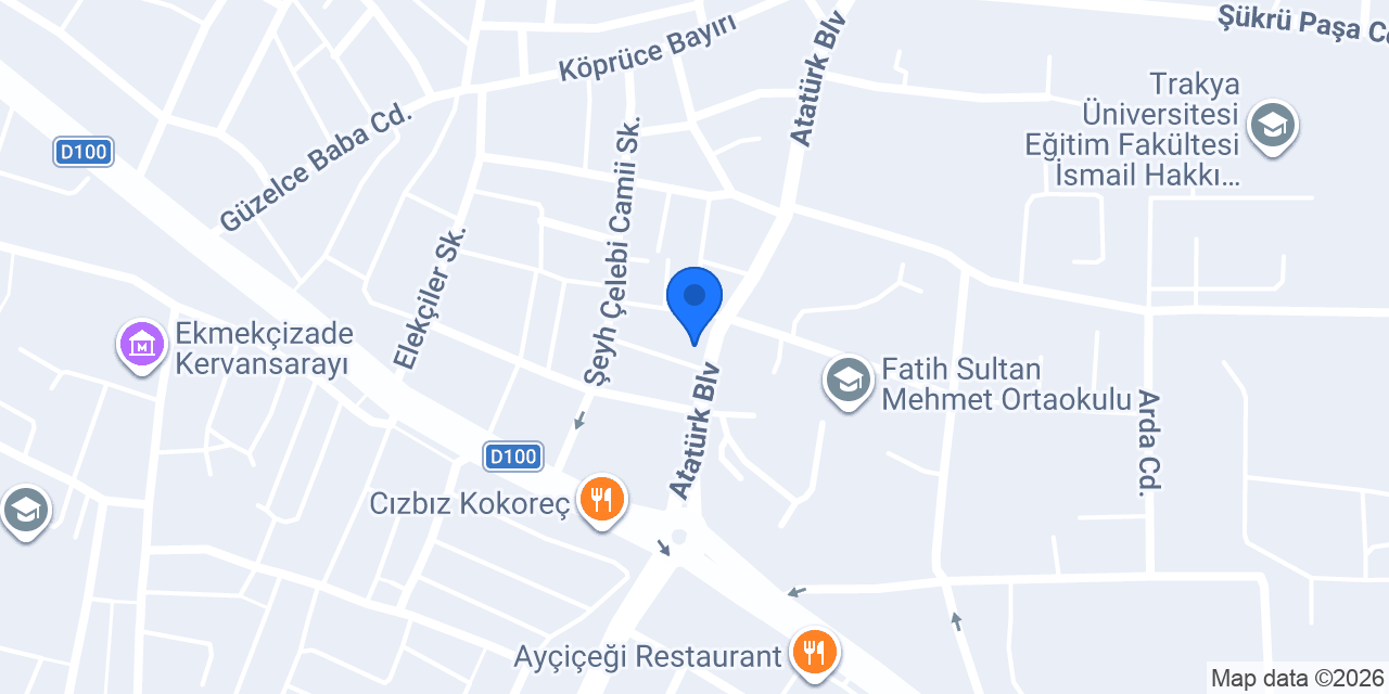 Usta Moda Evi & Terzi konumu