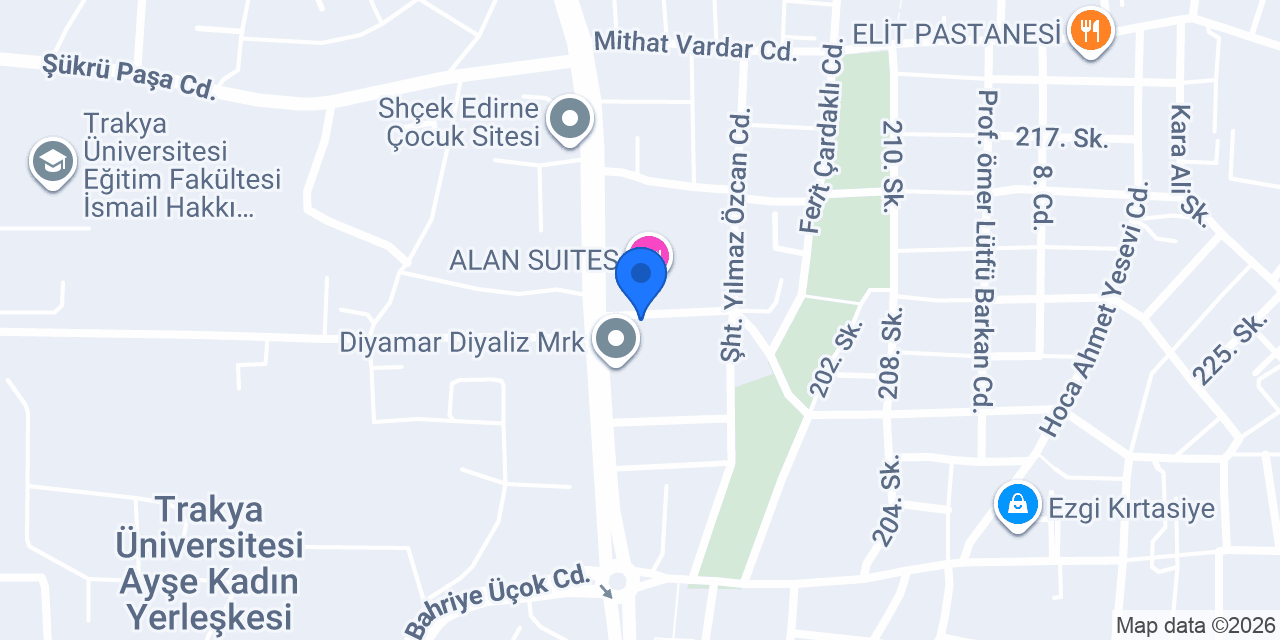 Eylül Kız Pansiyonu konumu