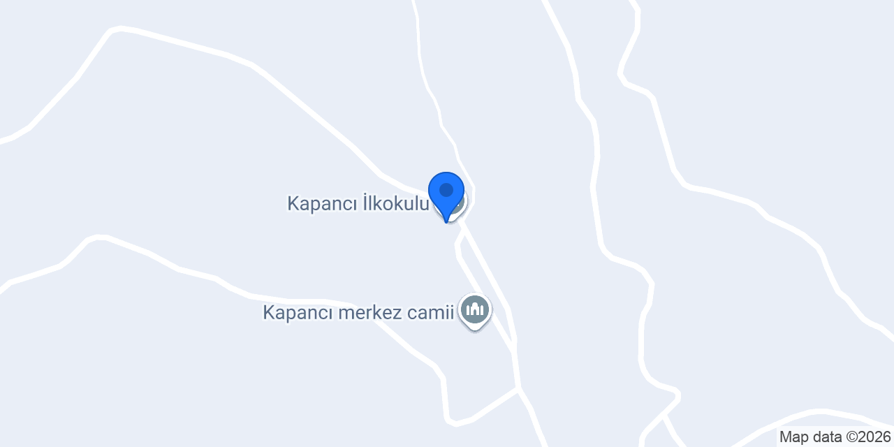 Kapancı İlkokulu konumu