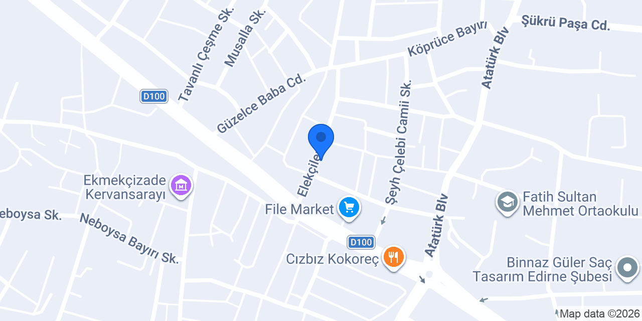 Oğuz Elektrik konumu