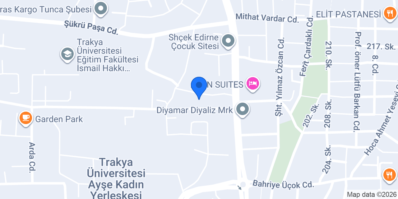Kaktüs Pansiyon konumu