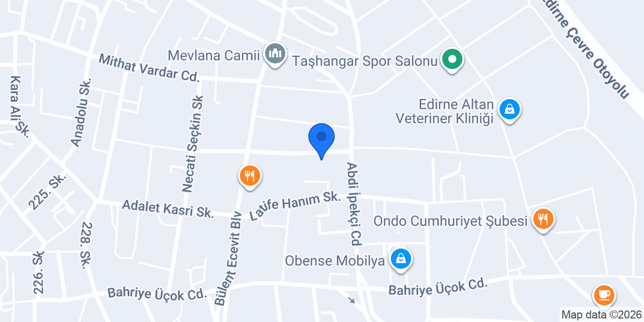 Sınır Pastanesi Gölet Şubesi konumu