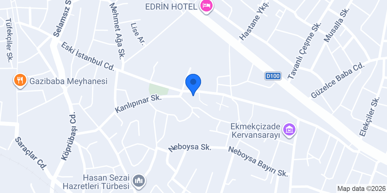 Edirne Çiçek konumu