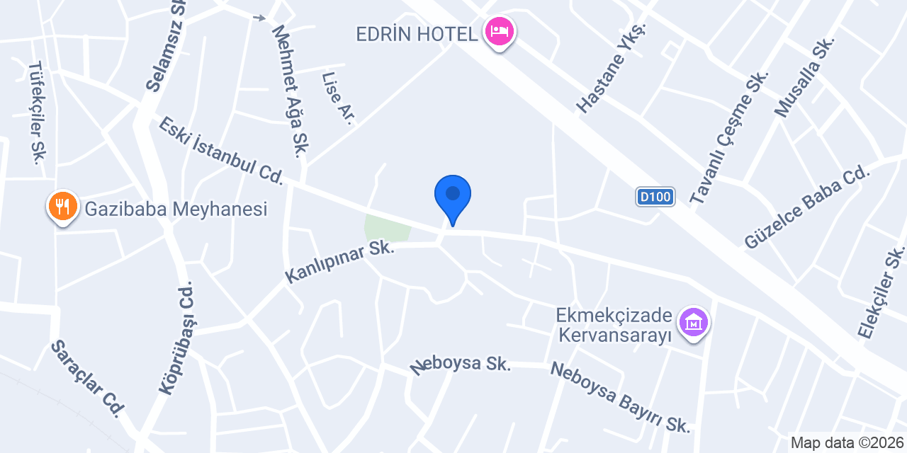 Civan Mobilya Edirne konumu