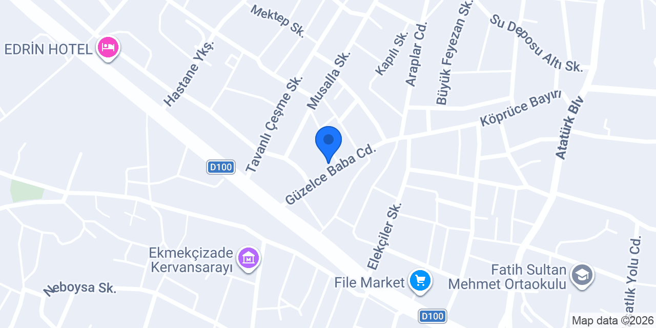 Tellioğlu Tesisat konumu