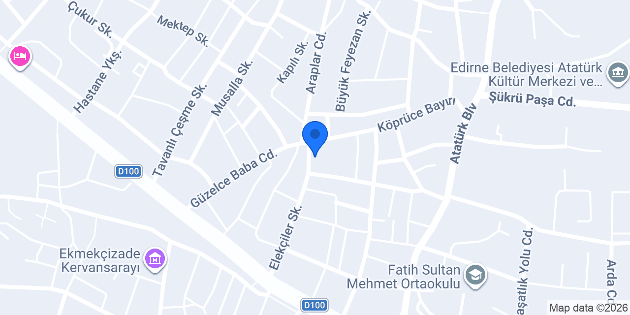 Savaş Elektronik - Edirne Çilingirci konumu