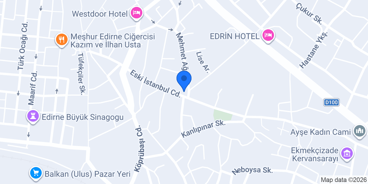 BETA UYGUN OTEL konumu