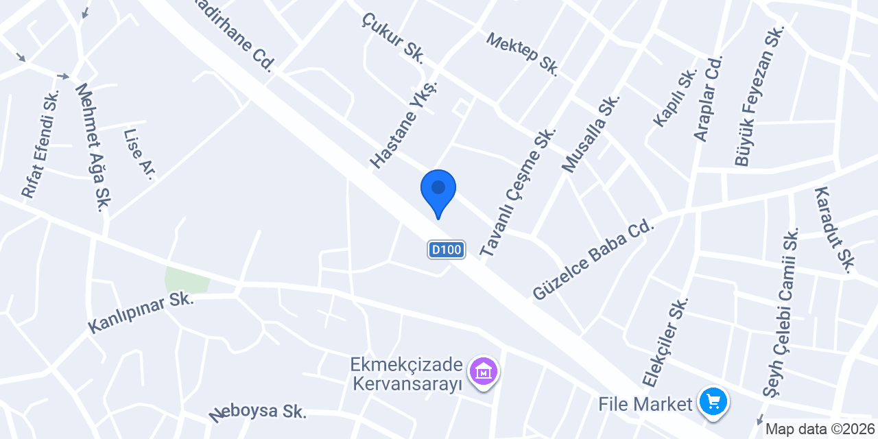 ÖZSERNEO EDİRNE AYŞEKADIN ŞUBE konumu