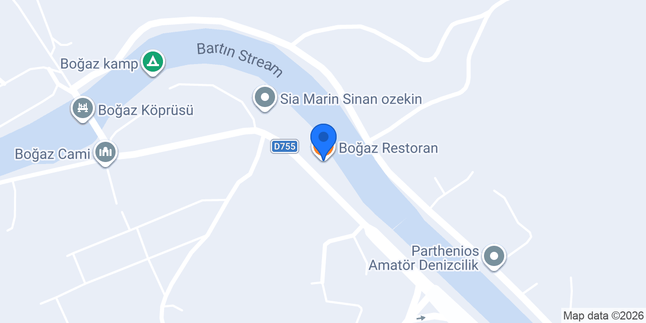 Boğaz Restoran konumu