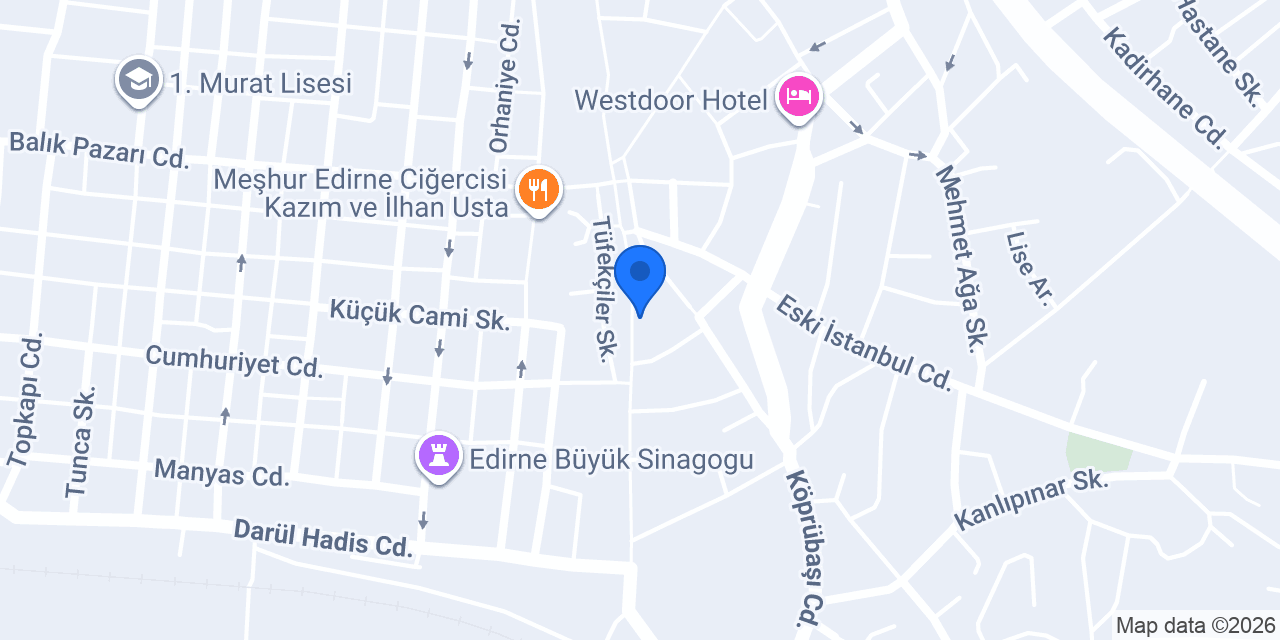 Pardayanlar Kitapevi konumu