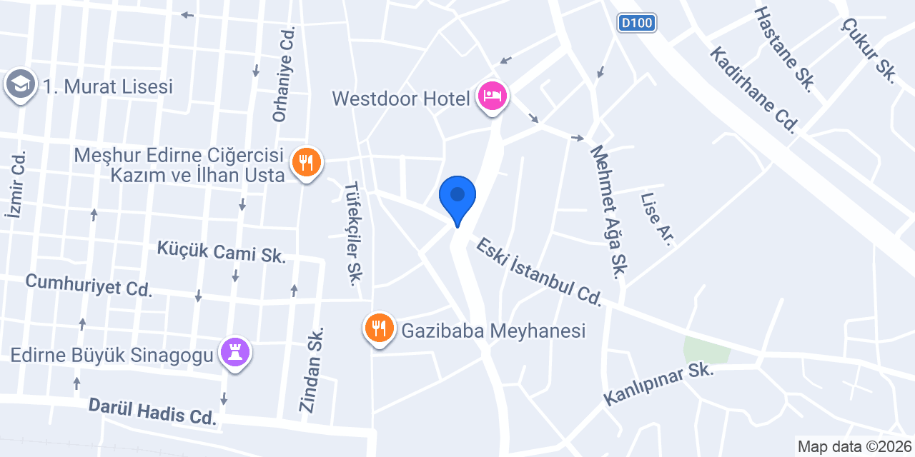 Çiçek Taksi Durağı konumu