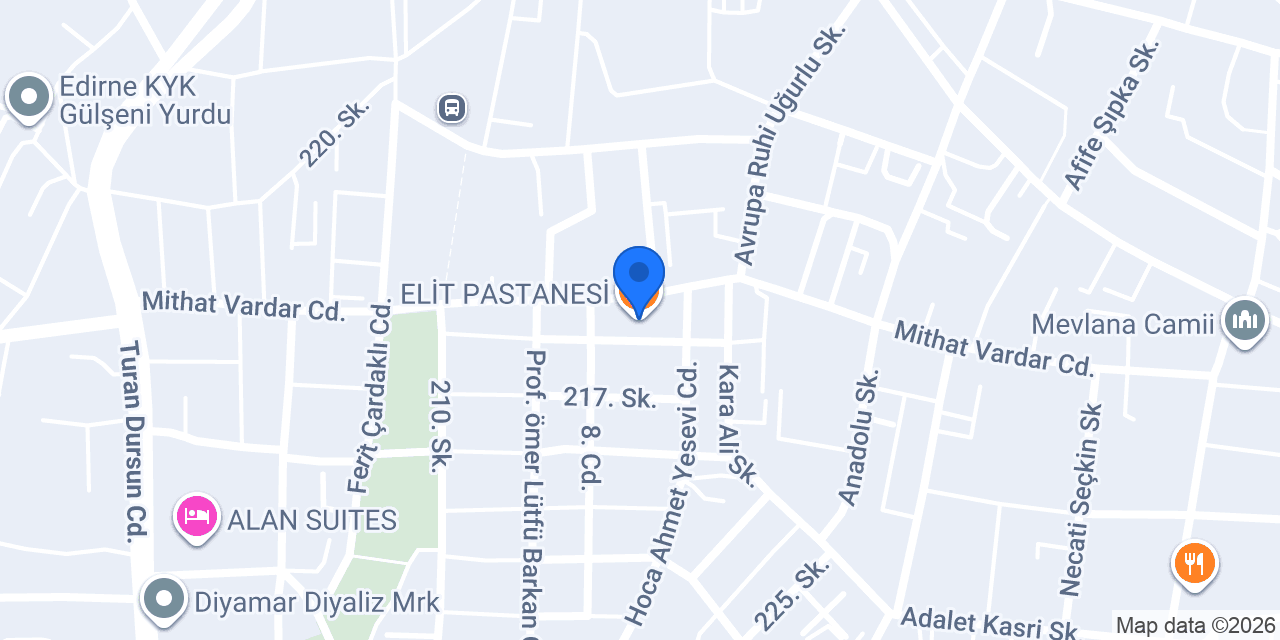 ELİT PASTANESİ konumu