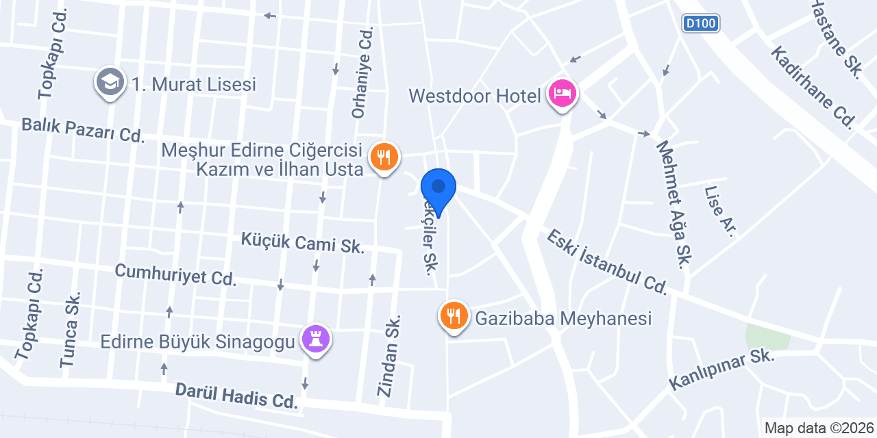 Günaydin Börek Saraçlar caddesi konumu