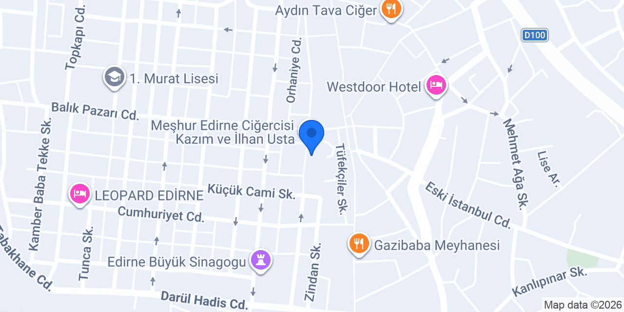 Tan Züccaciye konumu