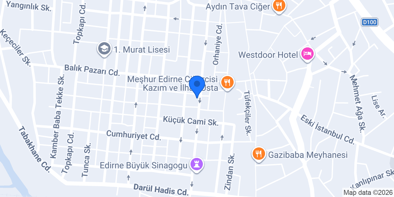 Dulda Cafe&Pub konumu