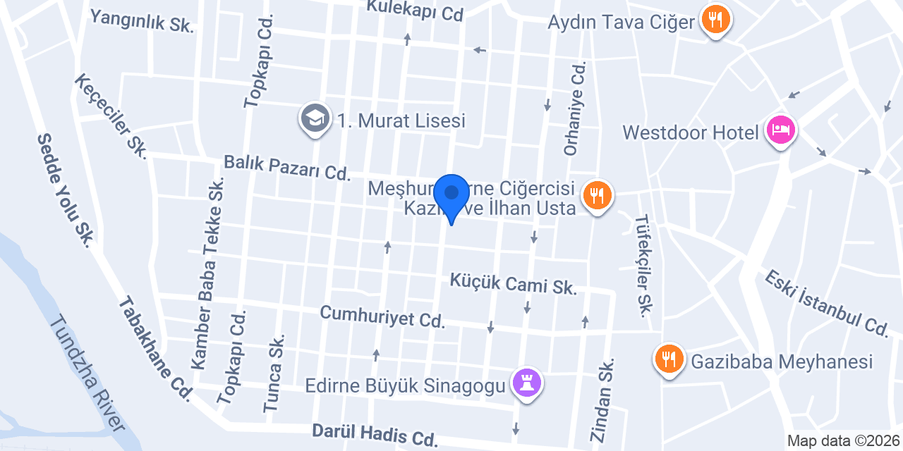 Edirne Olgunlaşma Enstitüsü konumu
