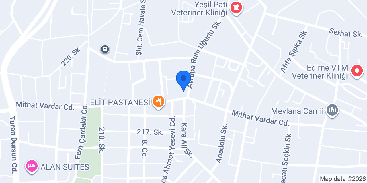 Yayla Taksi Durağı konumu