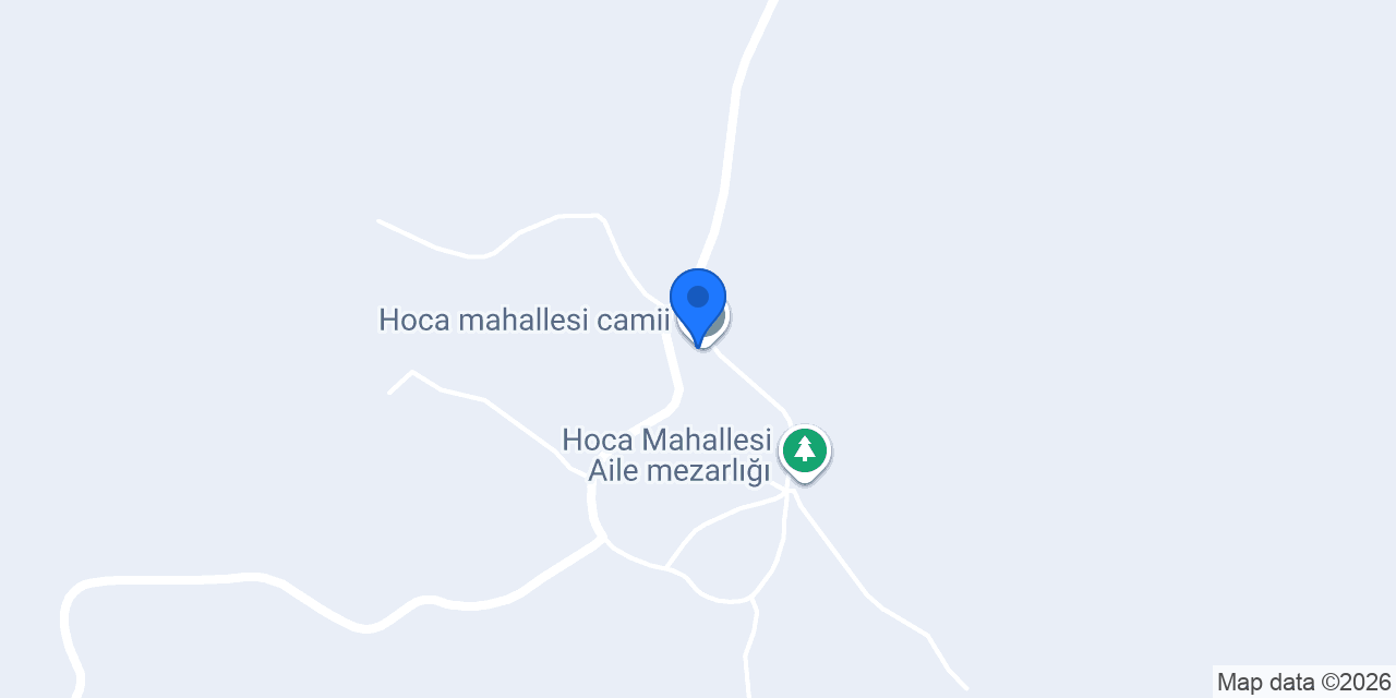 Hoca mahallesi camii konumu