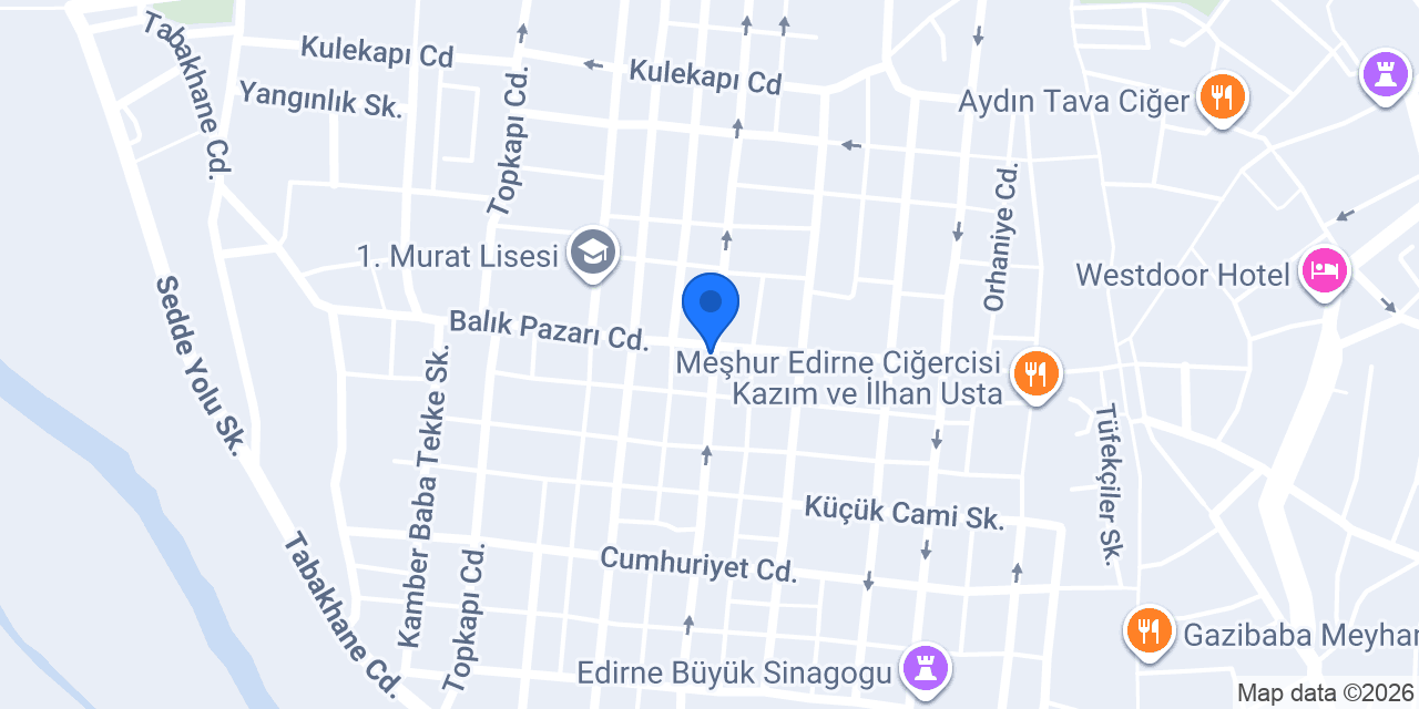 Edirne taksi konumu