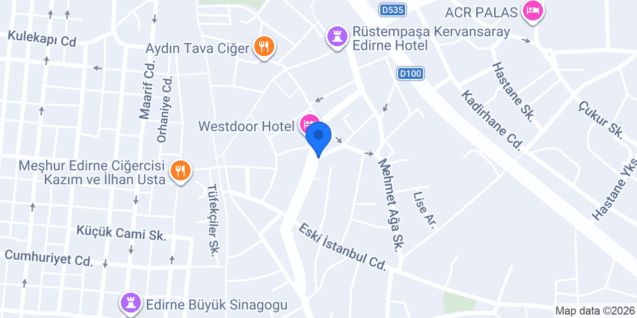Aras Kargo Edirne Cep Şubesi konumu