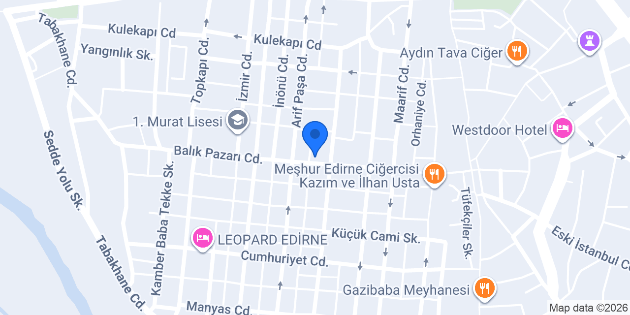 Sena unlu mamülleri konumu