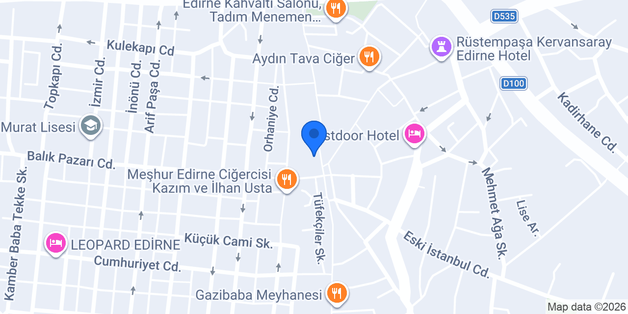 ONDO Saraçlar Şubesi konumu