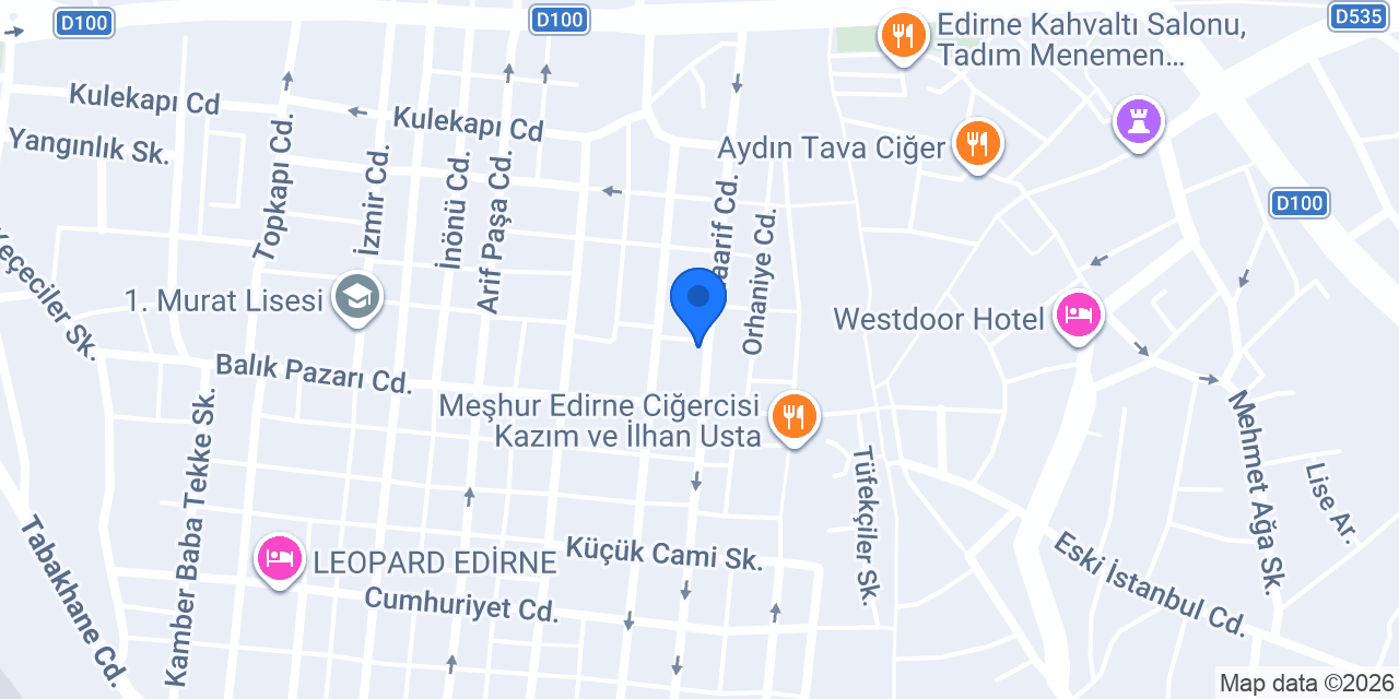 Edirne polisevi VIP konumu
