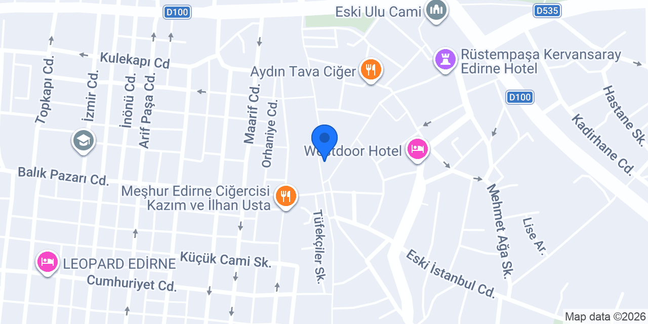 Özenç Kuyumcusu konumu