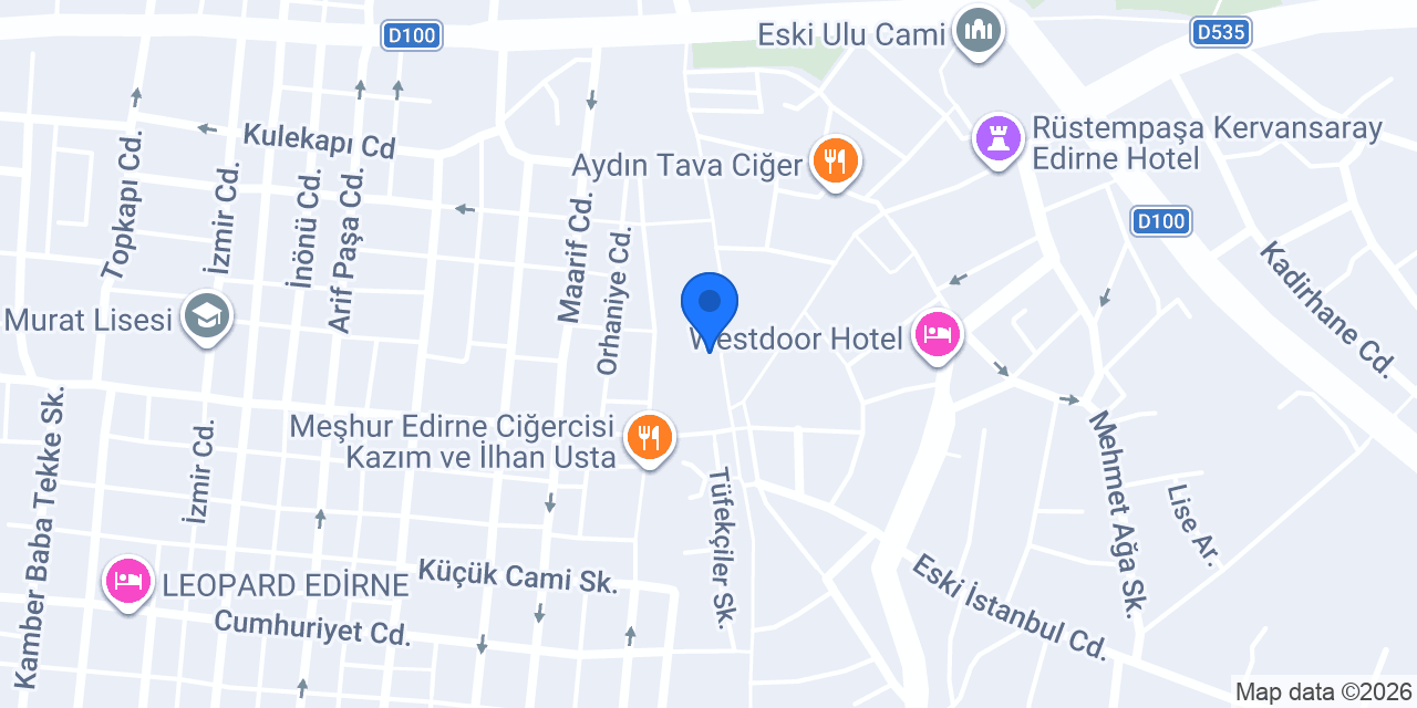 Mercan Akvaryum konumu
