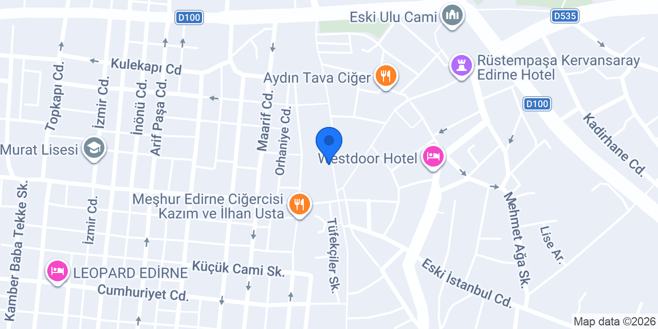 Doubleshotcoffee cafe edirne konumu