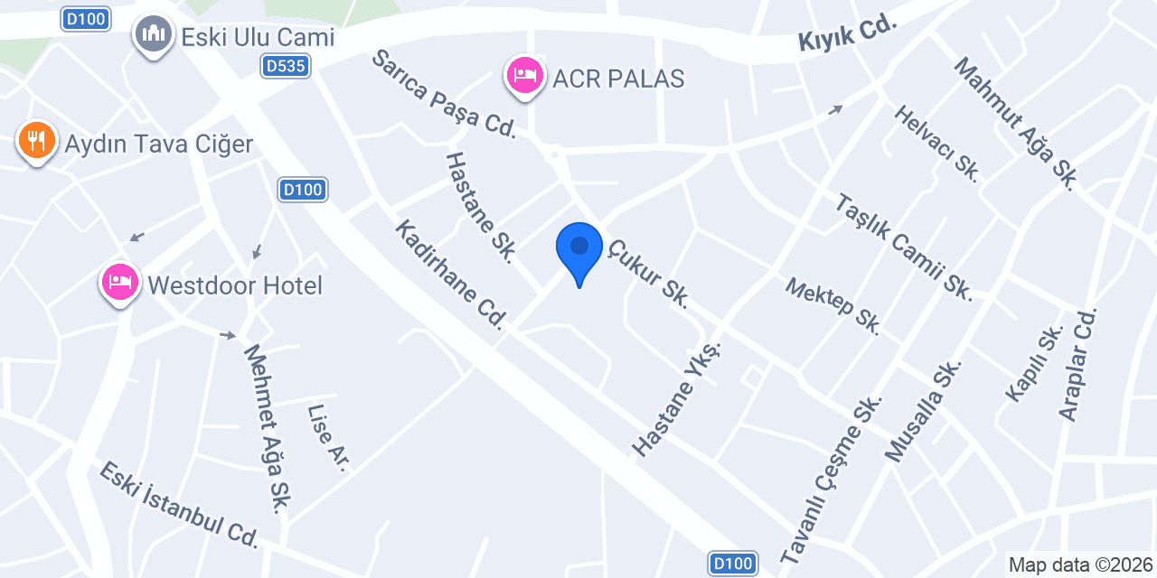 Edirne İl Sağlık Müdürlüğü konumu