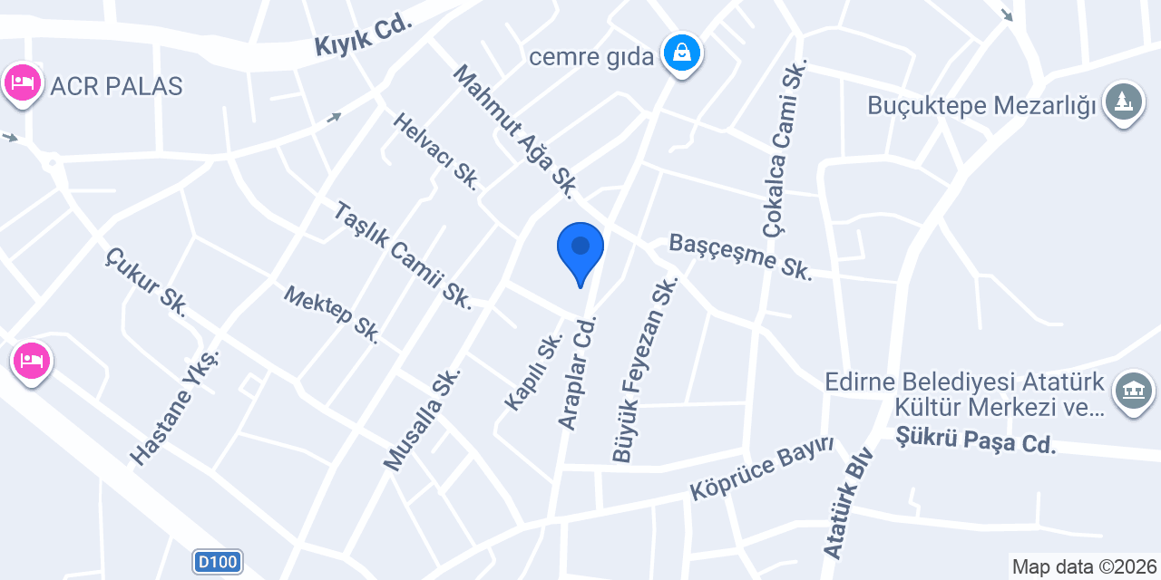 Battalbey Çiğköfte Edirne konumu