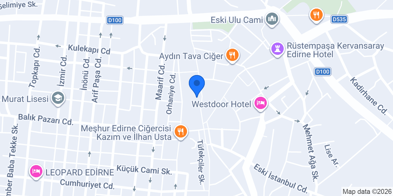 Helvacı Ali Edirne konumu