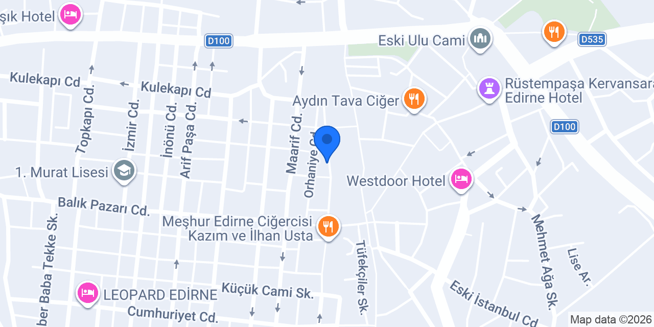 Turkuaz Akvaryum konumu