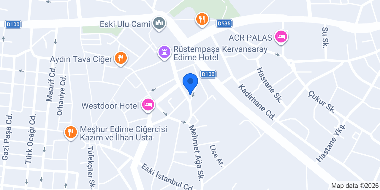 Midis Otel konumu