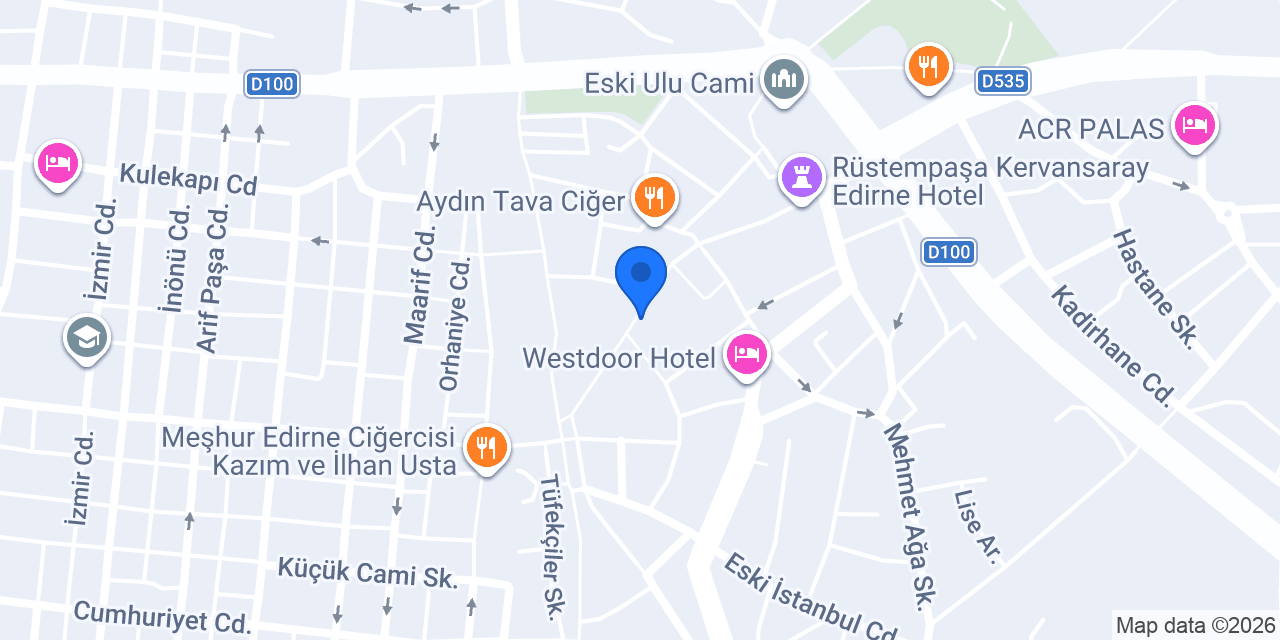 Edirne Cent Eczanesi konumu