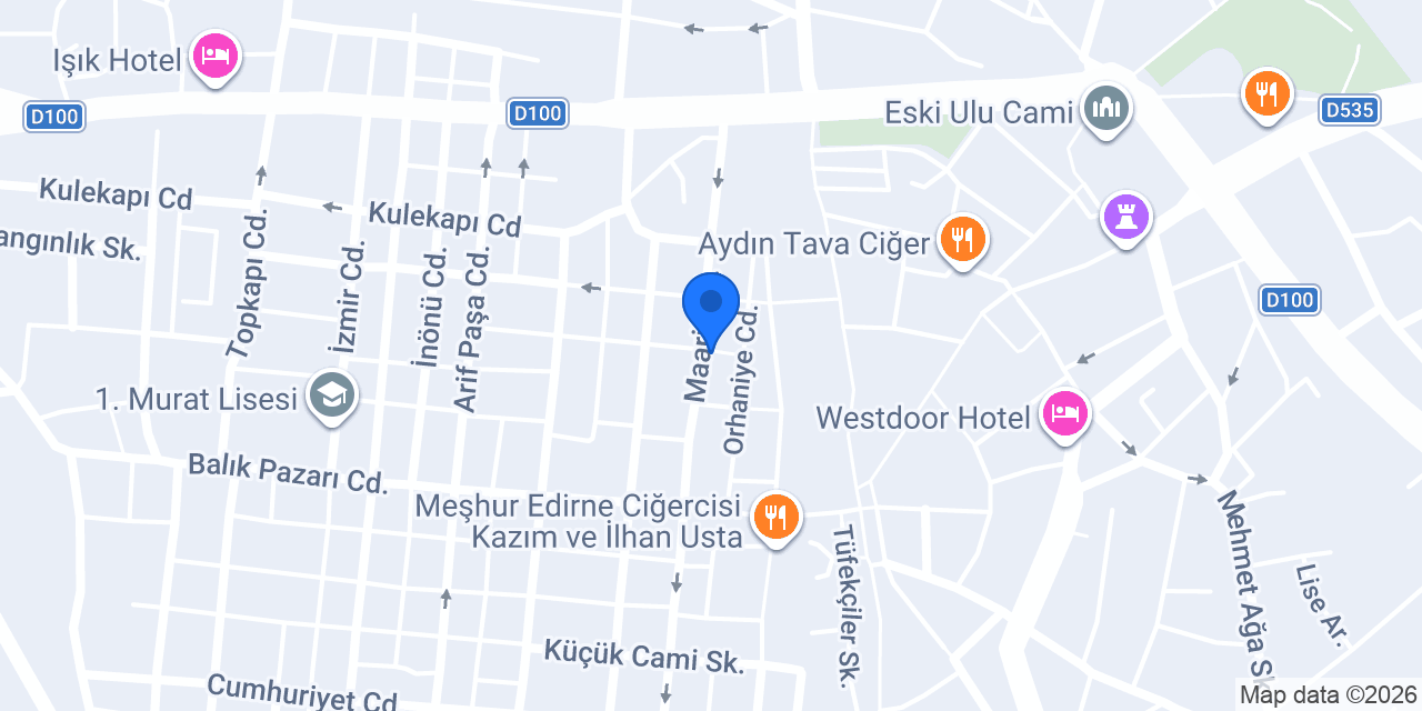 sakiz hanim edirne konumu