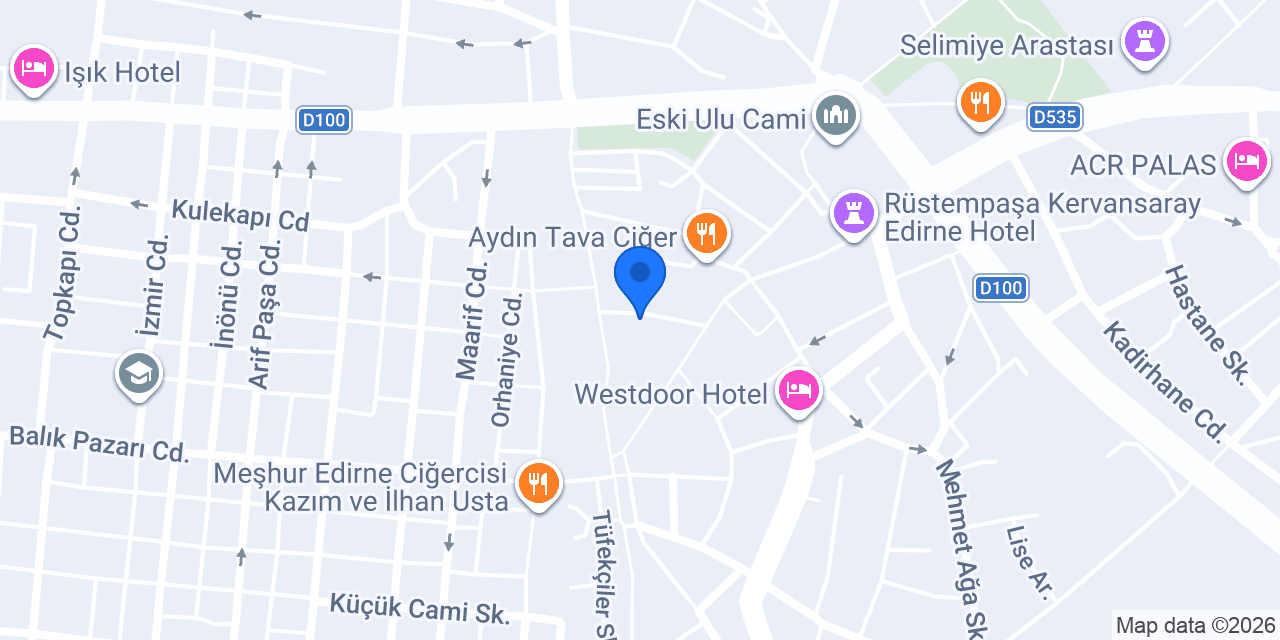 Edirne 4. Noterliği konumu