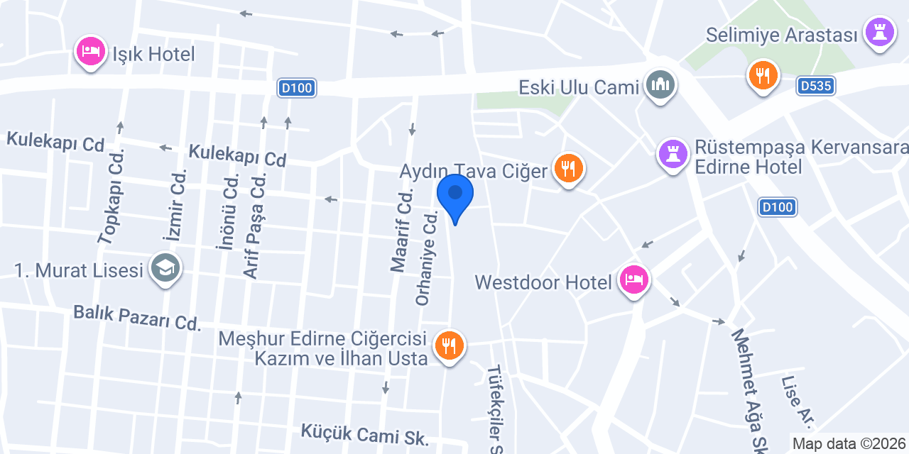 Partimixx Edirne konumu