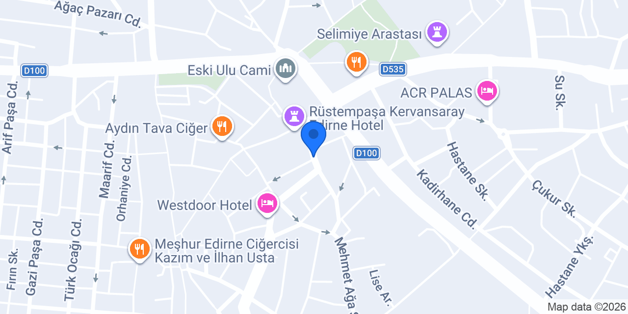 PROFSARACOGLU EDİRNE konumu