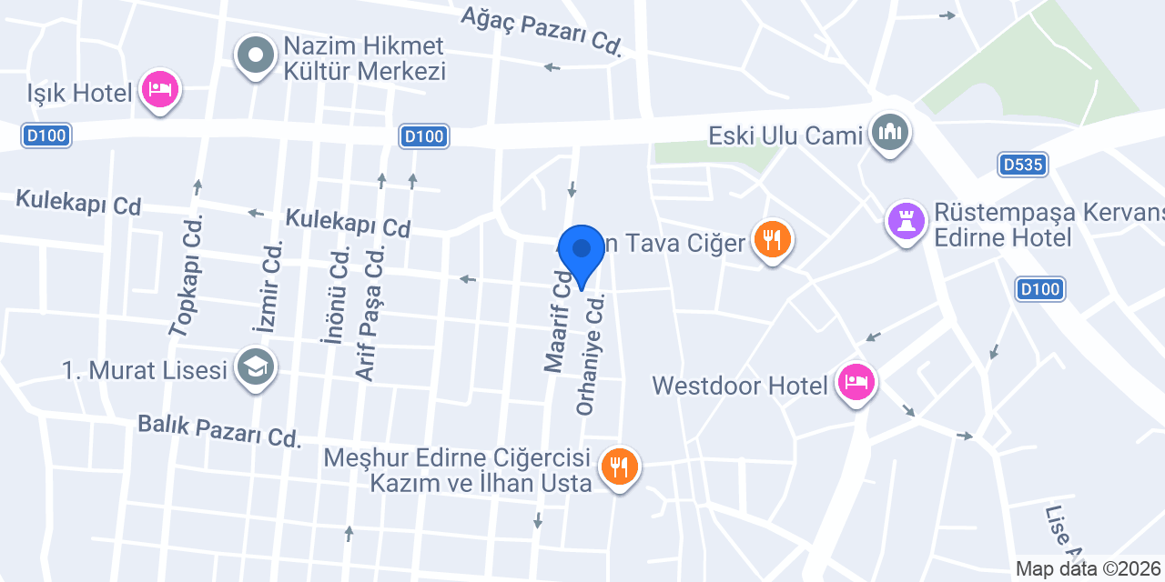 Akyıldız Tava Ciğer & Köfte konumu