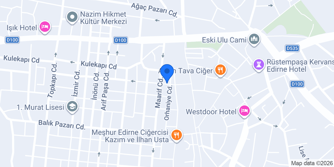 EDİRNE KERVAN BADEM EZMESİ konumu