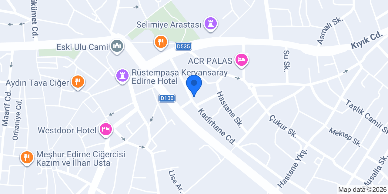 Trakya Eczanesi konumu
