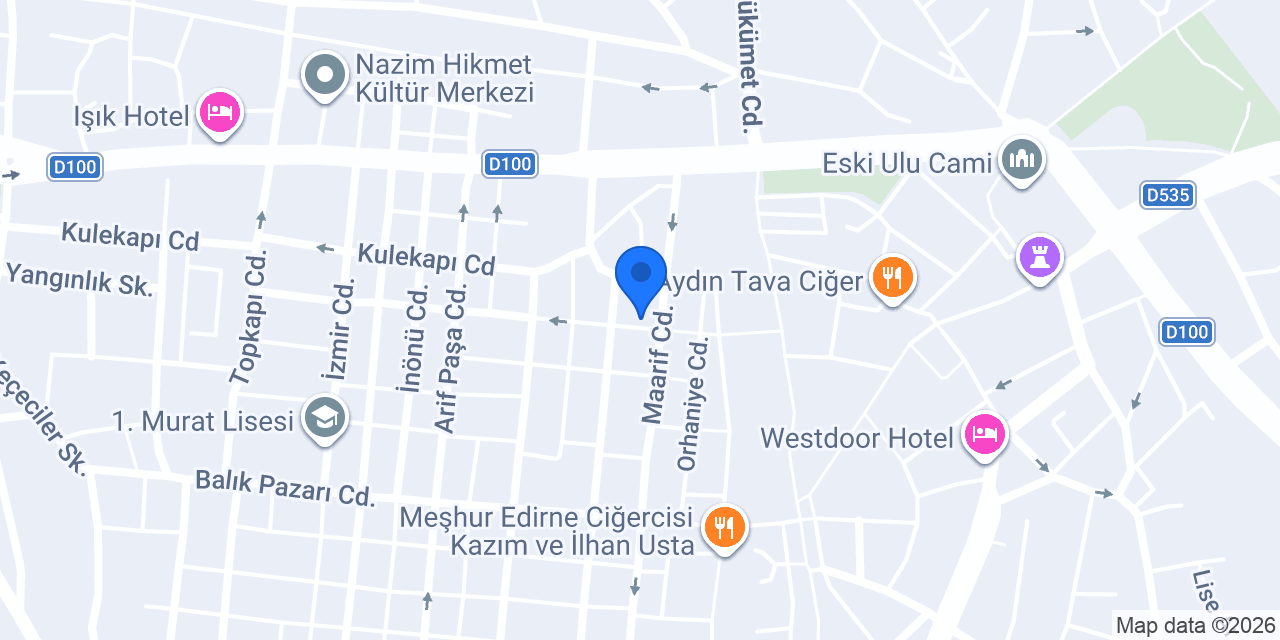 Özbek Gıda konumu